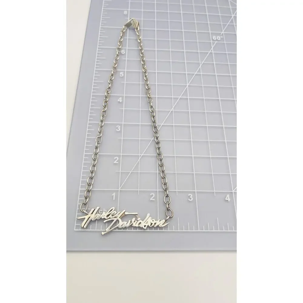 Rare Harley Davidson Sterling Silver 925 MOD Pendant Chain Necklace HDN0104 16